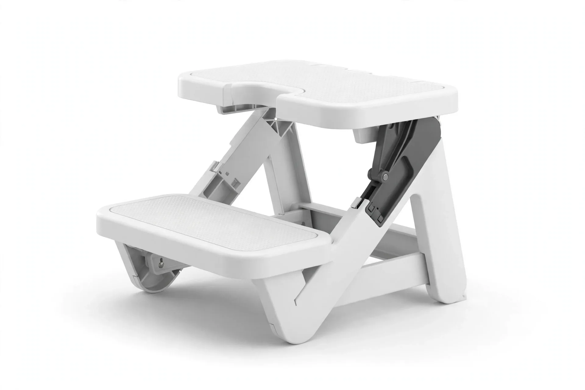SquatEase Travel Pro toilet stool — ultra-compact collapsible travel bathroom stool